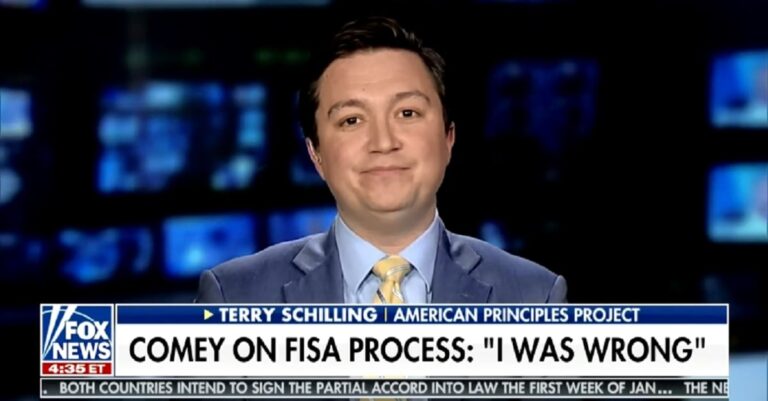 Terry Schilling on Fox & Friends First (screenshot)