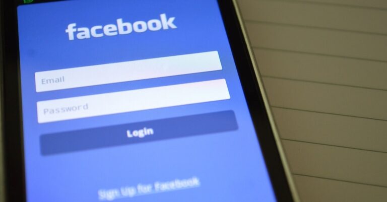 Facebook on tablet (public domain image)