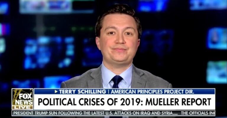 Terry Schilling on Fox & Friends First 12-31-19 (screenshot)