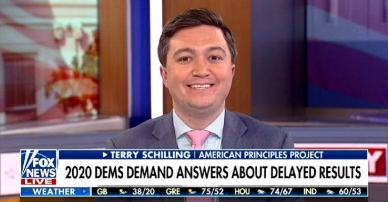 Terry Schilling on Fox & Friends 2-4-20 (screenshot)