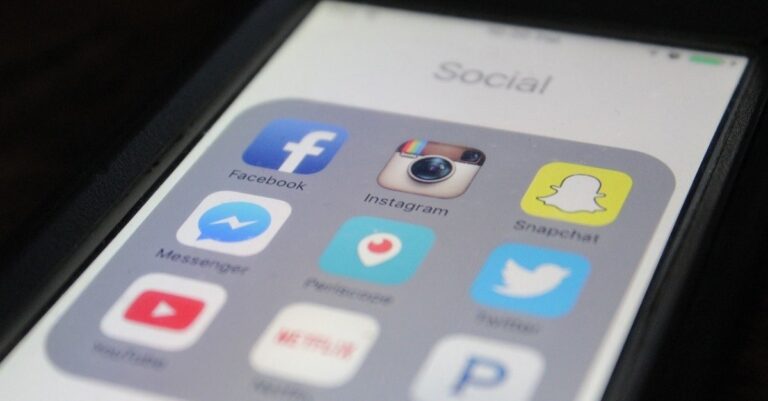 Social media icons (public domain photo)