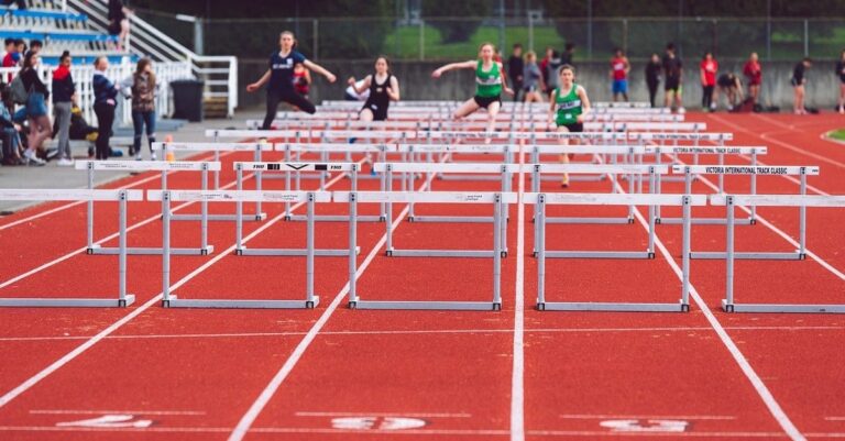 Girl's race (public domain photo)