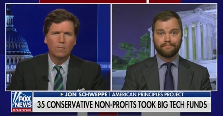 Jon Schweppe on Tucker Carlson Tonight 8-24-21 (screenshot)