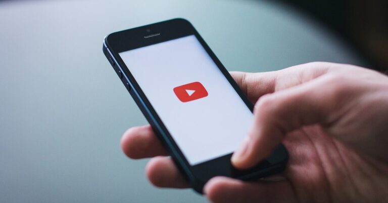 YouTube on phone (public domain photo)