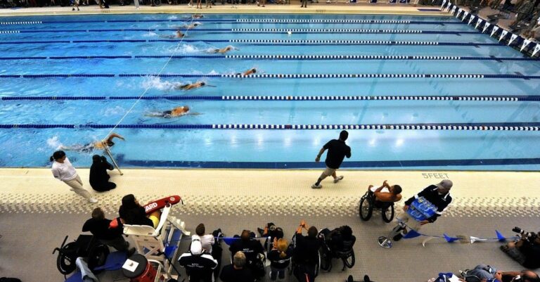 Swim meet (public domain photo)