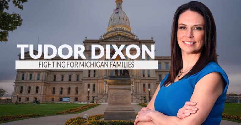 Tudor Dixon ad screenshot