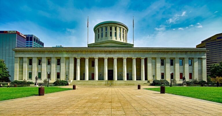 Ohio Capitol building (public domain image)